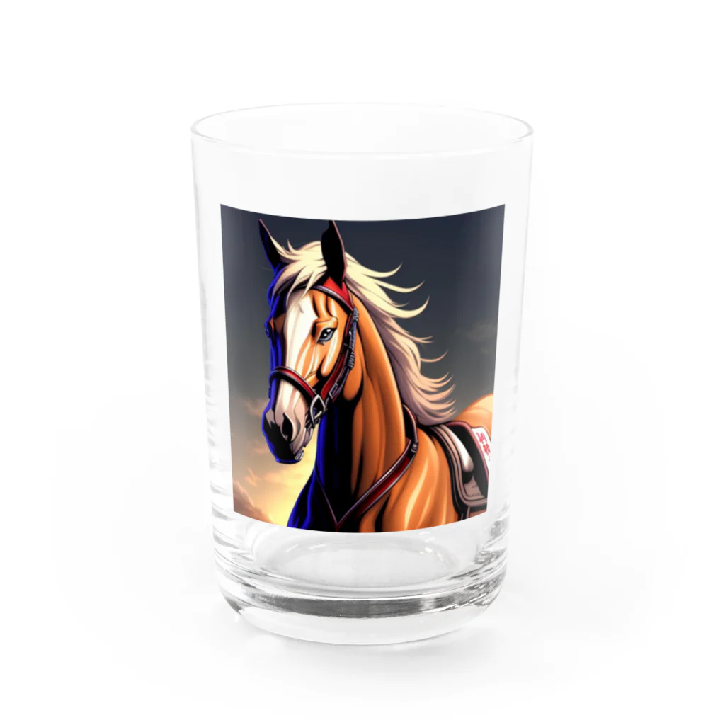 KSK SHOPの馬(horse) Water Glass :front