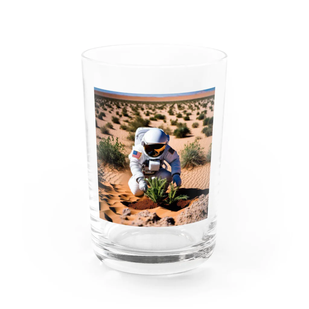 宇宙開発デザイン科のこの地を森に Water Glass :front