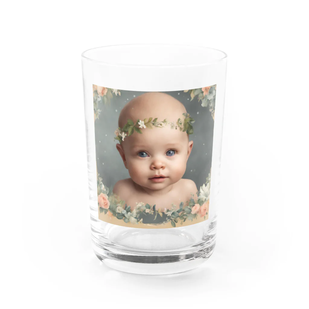 ikeikesawaの赤ちゃんのかわいいグッズ Water Glass :front