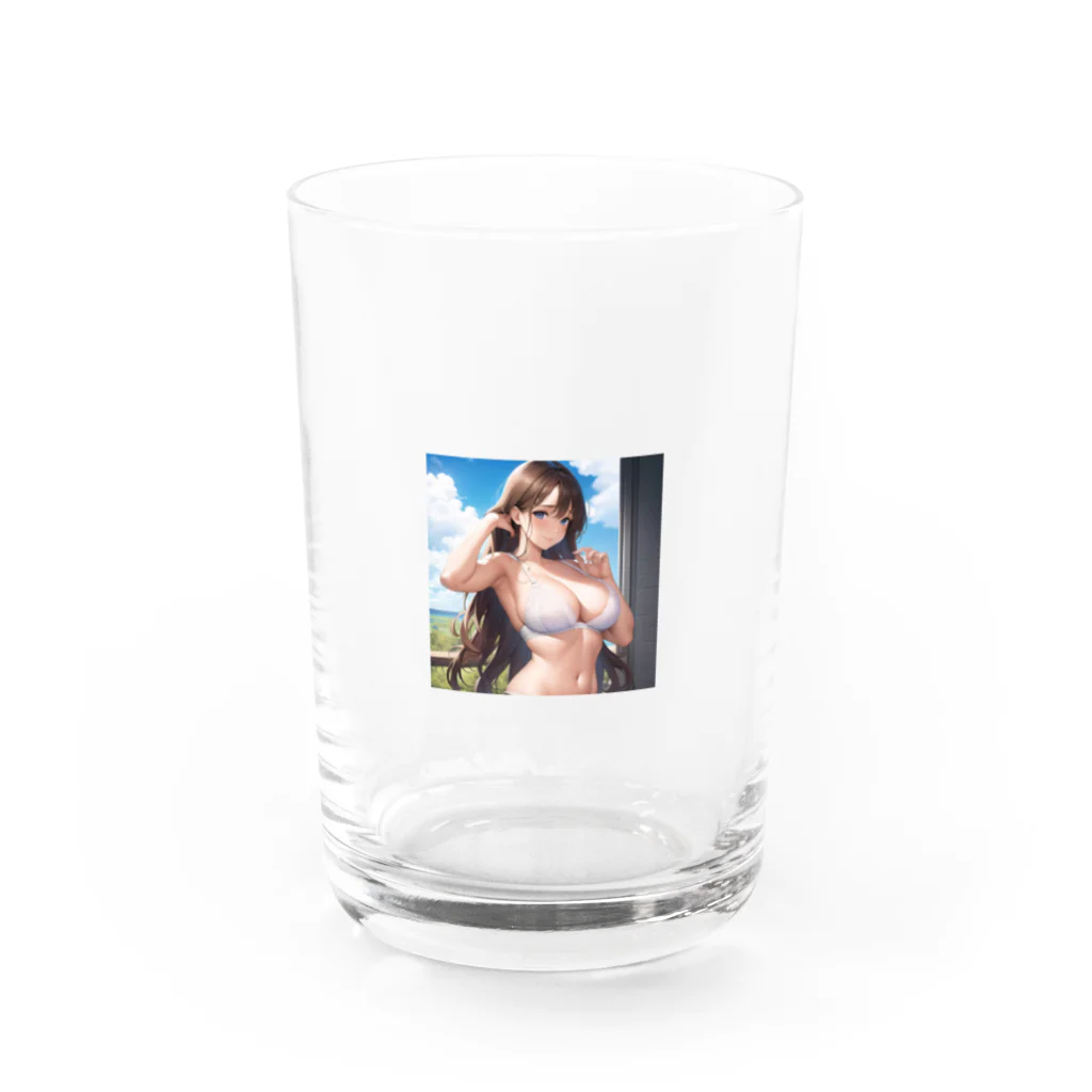 haruberuの彼女 Water Glass :front