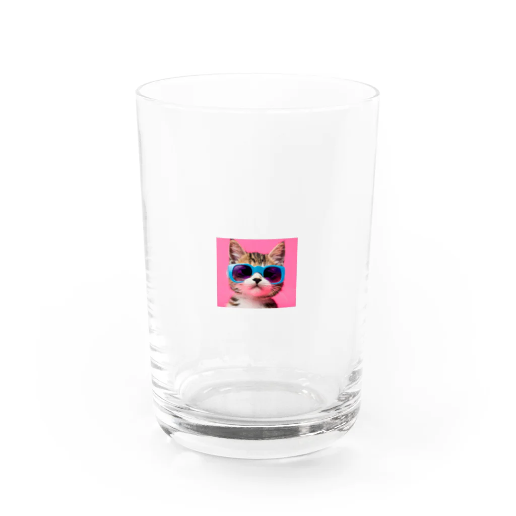 滝川美樹のねこグッズ Water Glass :front