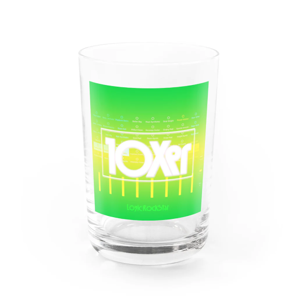 Logic RockStar の10Xer  Water Glass :front