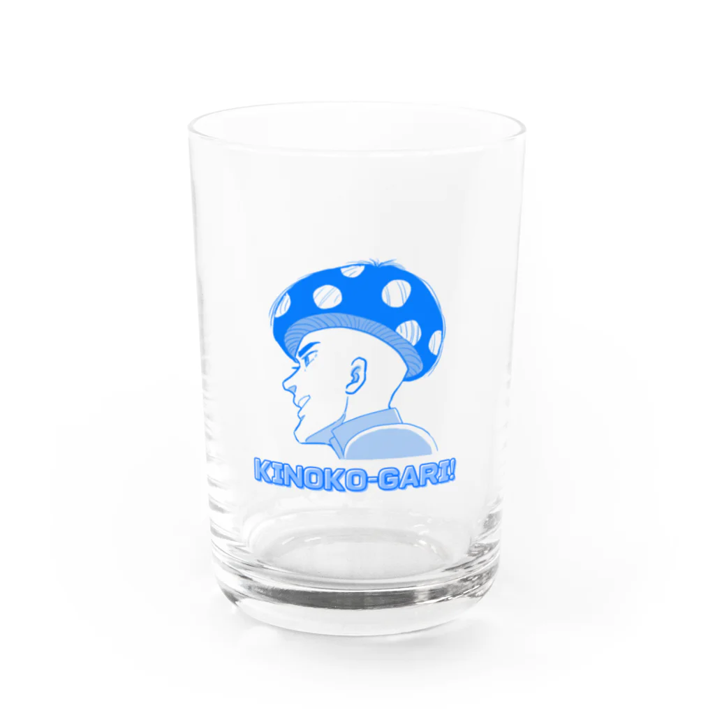 kazu_gのキノコがり Water Glass :front