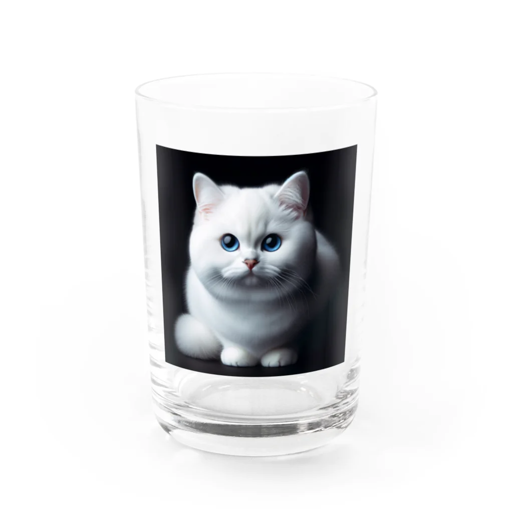 calcium369のマンチカン Water Glass :front