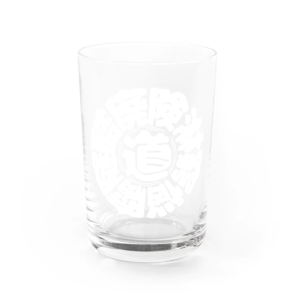 YURAI vpaの冒険道ロゴ入りアイテム(w) Water Glass :front