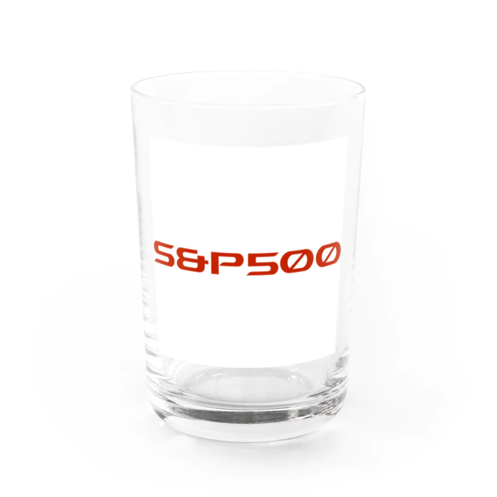 ちょーやのS&P500 Water Glass :front