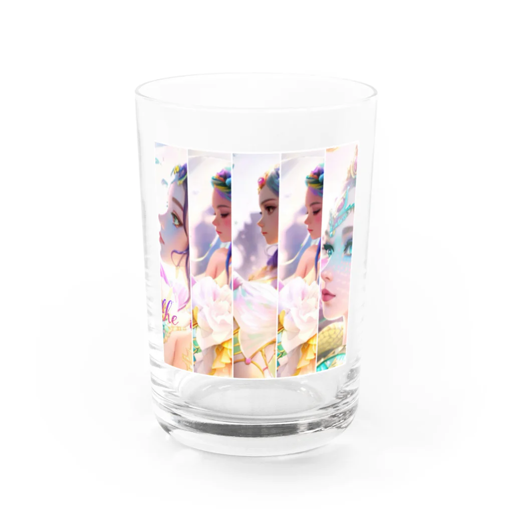 💖宇宙整体♪🌈♪こころからだチャンネル♪💖の宇宙に感謝　愛は祈りなり。 Water Glass :front