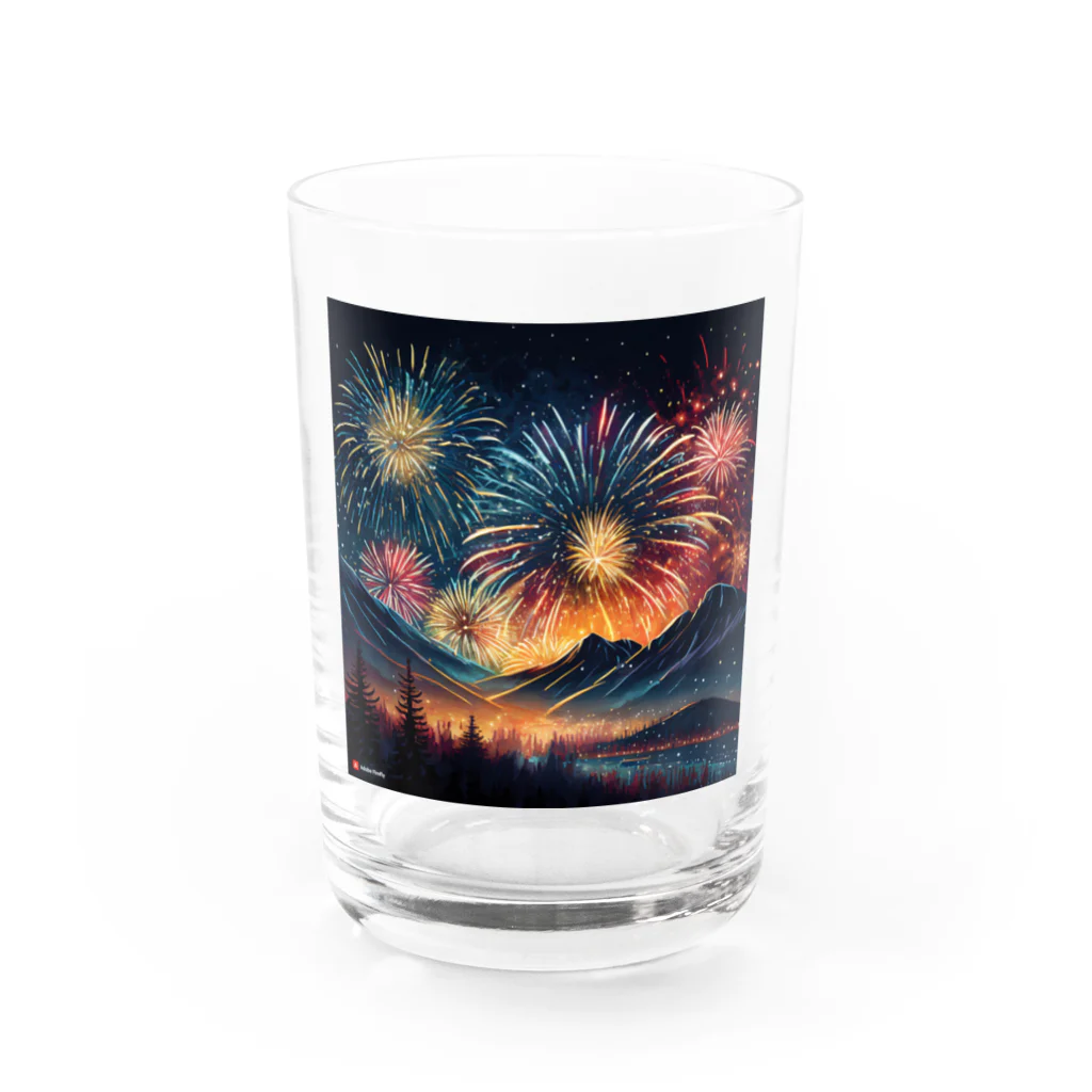 minimuniのＪ・HANABI Water Glass :front