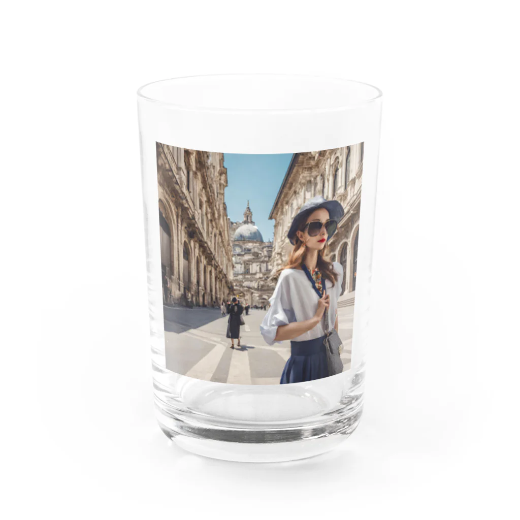 AI美女グッズ専門店のオシャレな海外 Water Glass :front