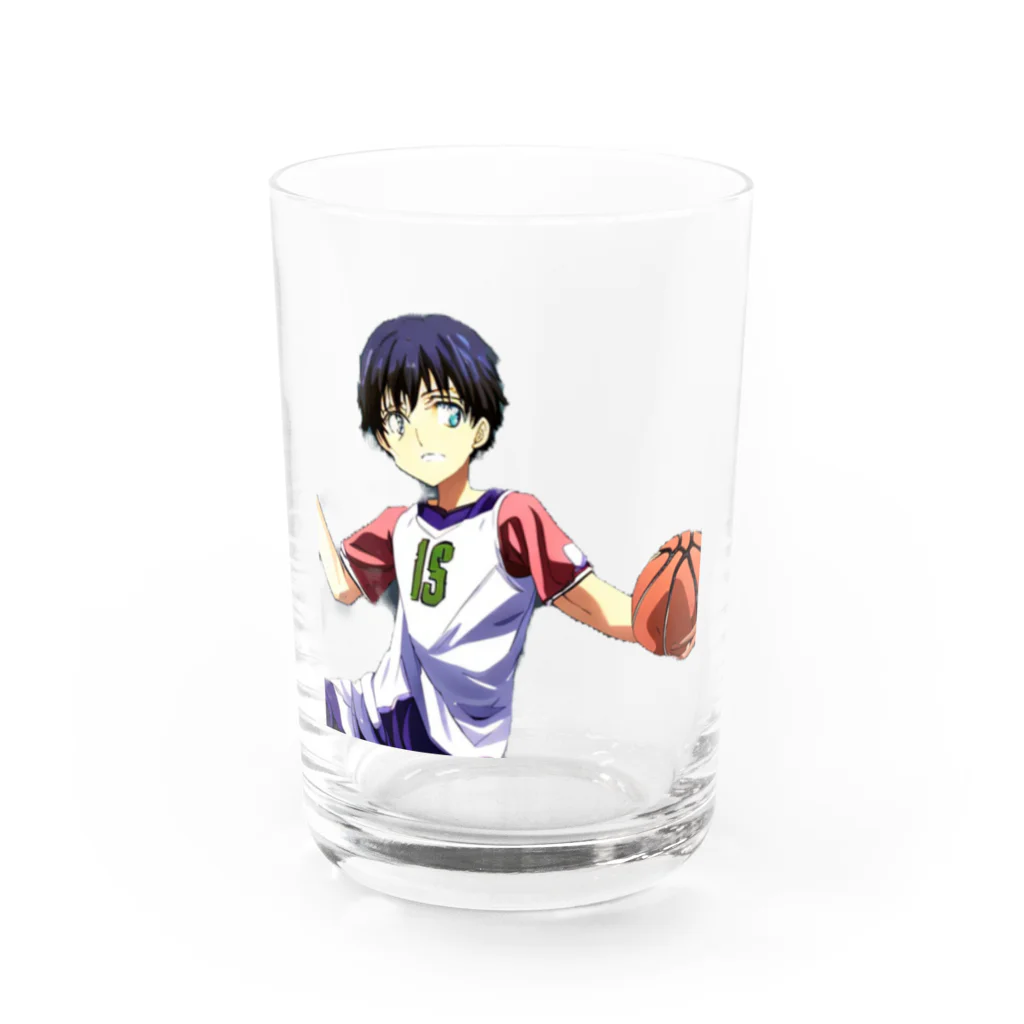 なっつ ふぁくとりーの春陽くん Water Glass :front