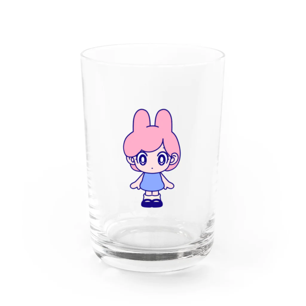 さくりゃ | オリジナルイラストグッズのうさナノちゃん Water Glass :front