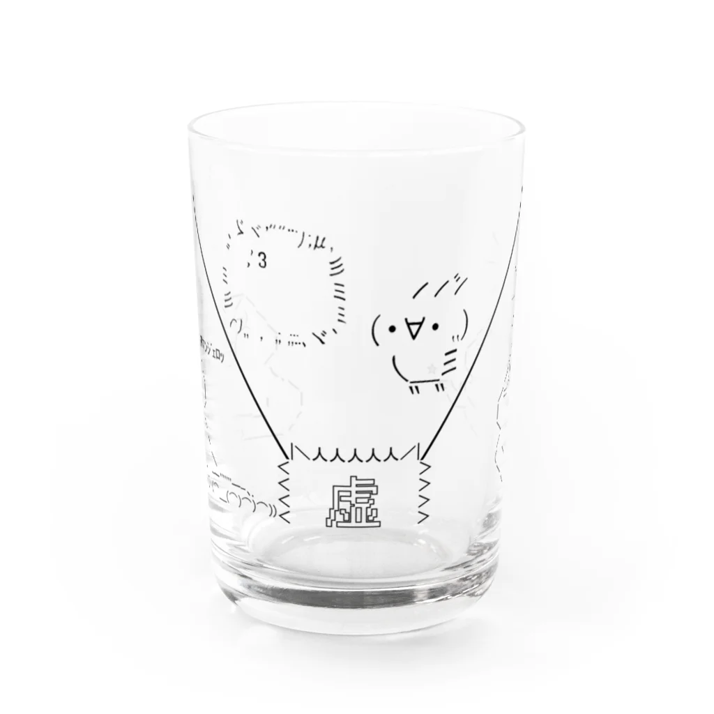 kammishoのやる夫（虚） Water Glass :front