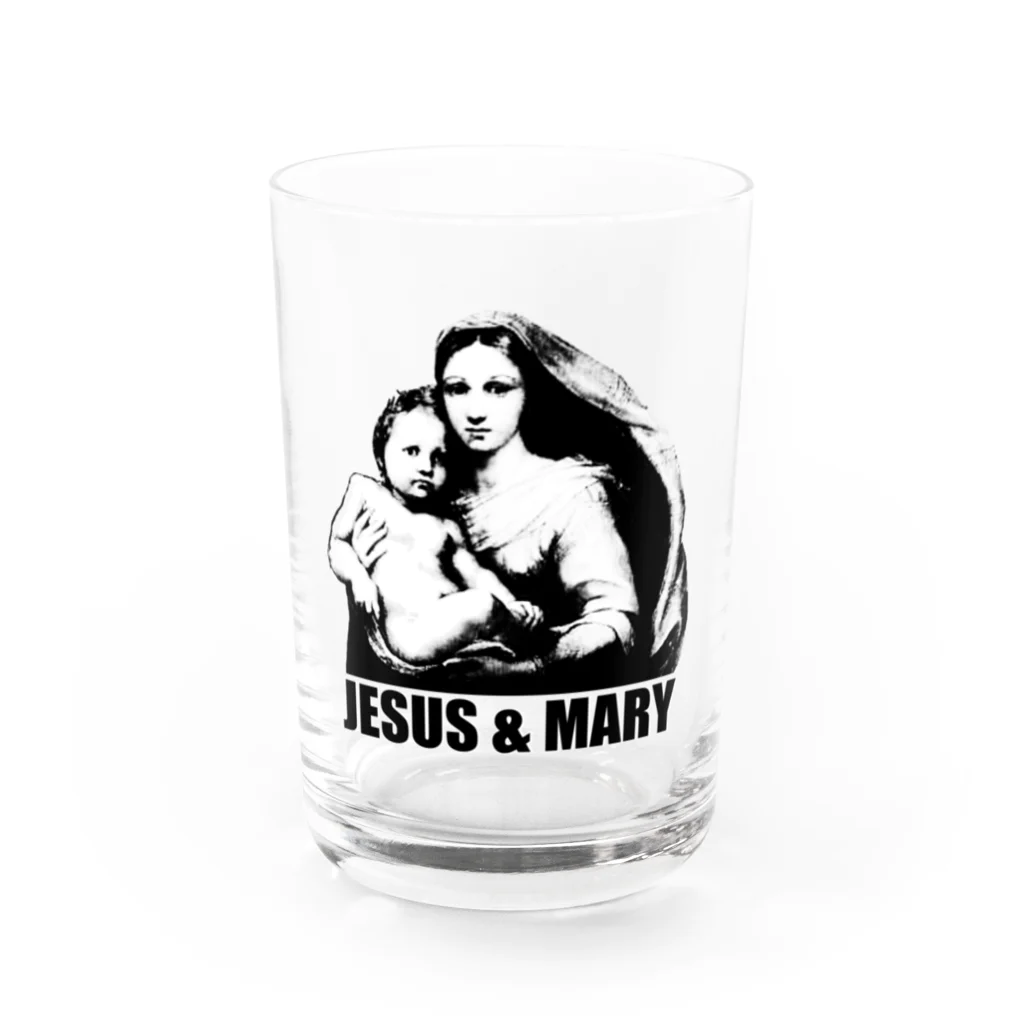 アインシュタインキャットのイエスとマリア グラス前面
