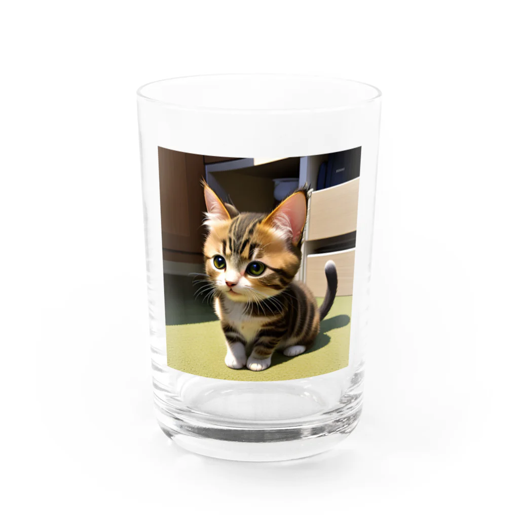 anagram12の子猫 Water Glass :front