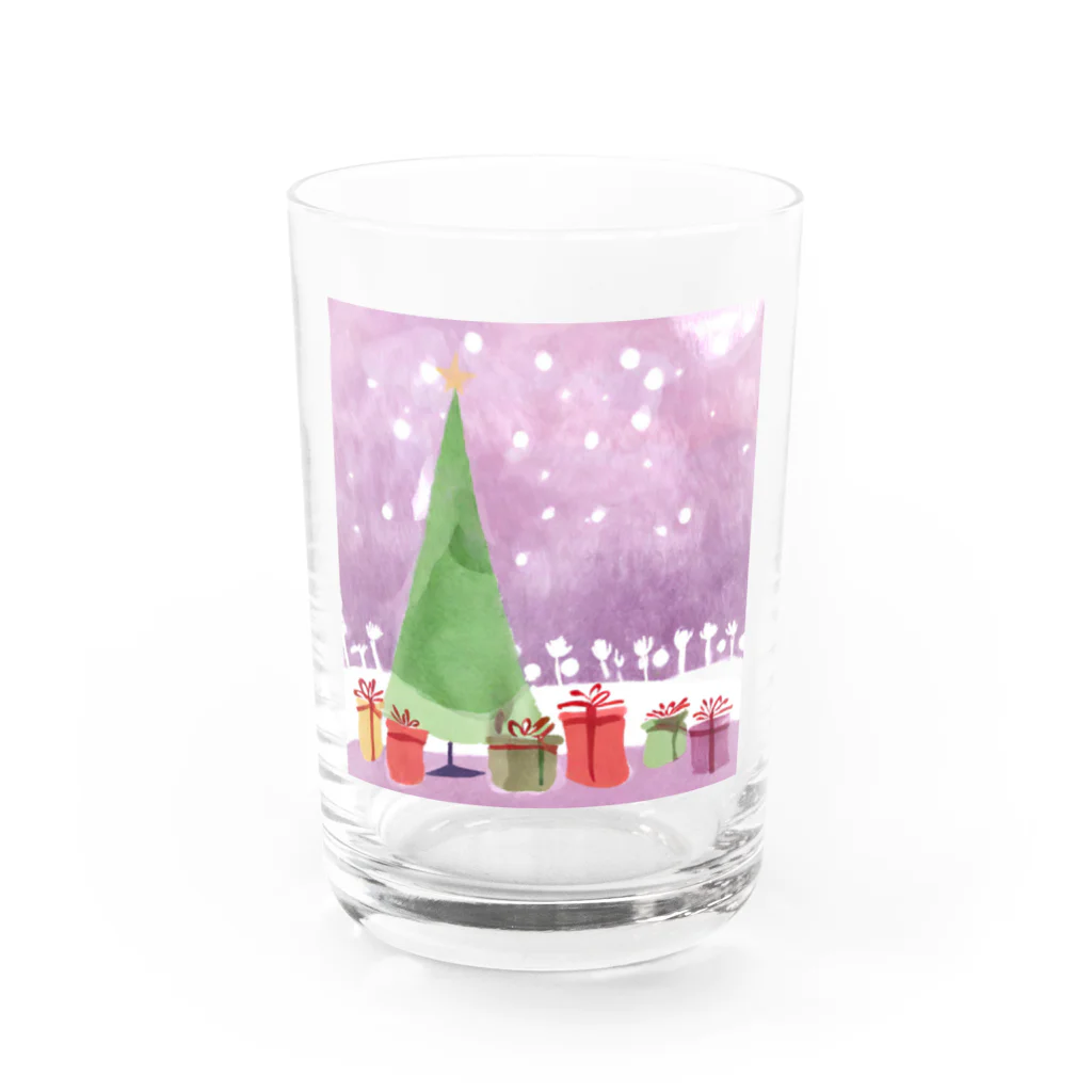 96yukiのクリスマスグッズ Water Glass :front