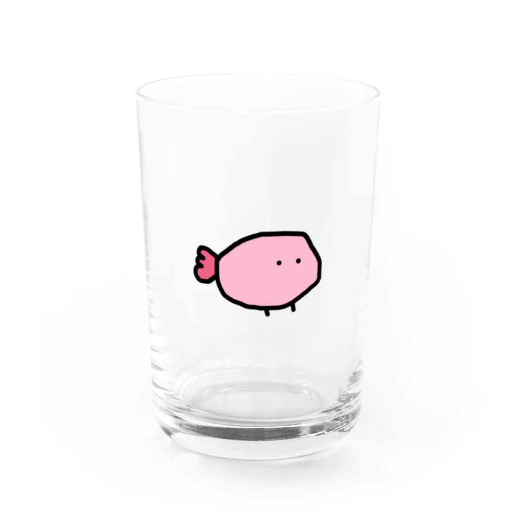 がいねんのおもいやりさん Water Glass :front