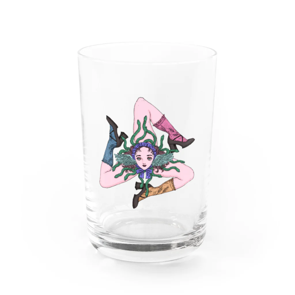 りえむのトリナクリア Water Glass :front