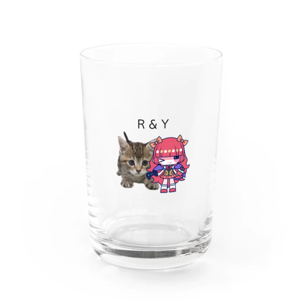 神野ゆいのR&Y りっちゃんとゆいの幼少期 Water Glass :front