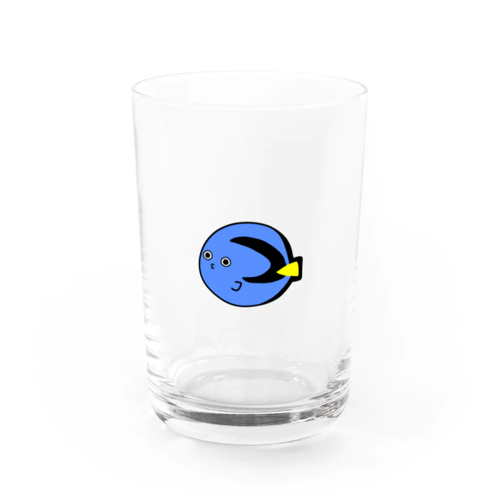 モルのナンヨウハギ Water Glass :front