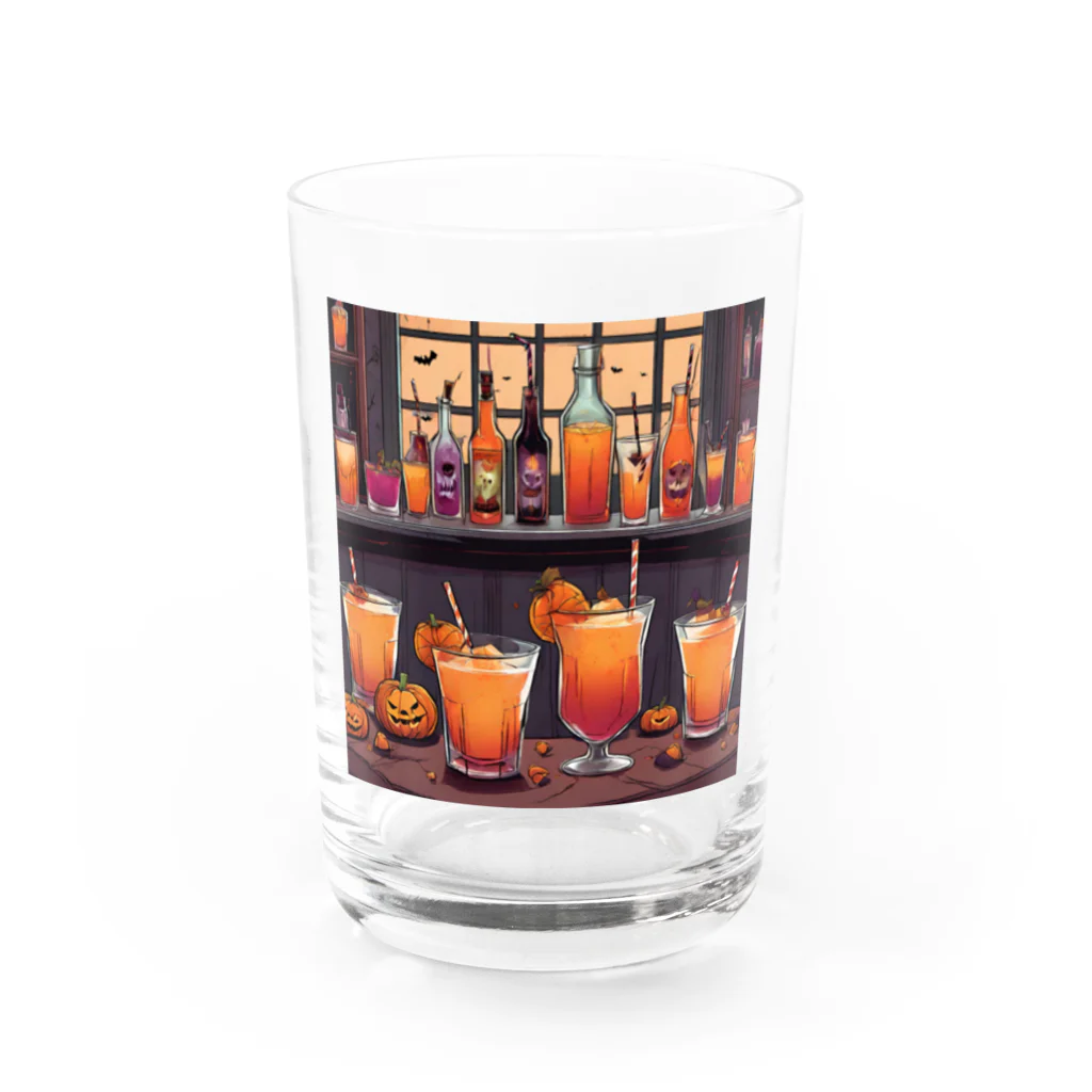 ReoReo-Artのハロウィーンなカクテルシリーズ Water Glass :front