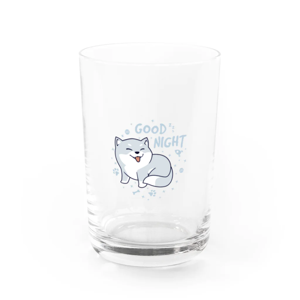 jireh777のグッドナイトワンちゃん Water Glass :front