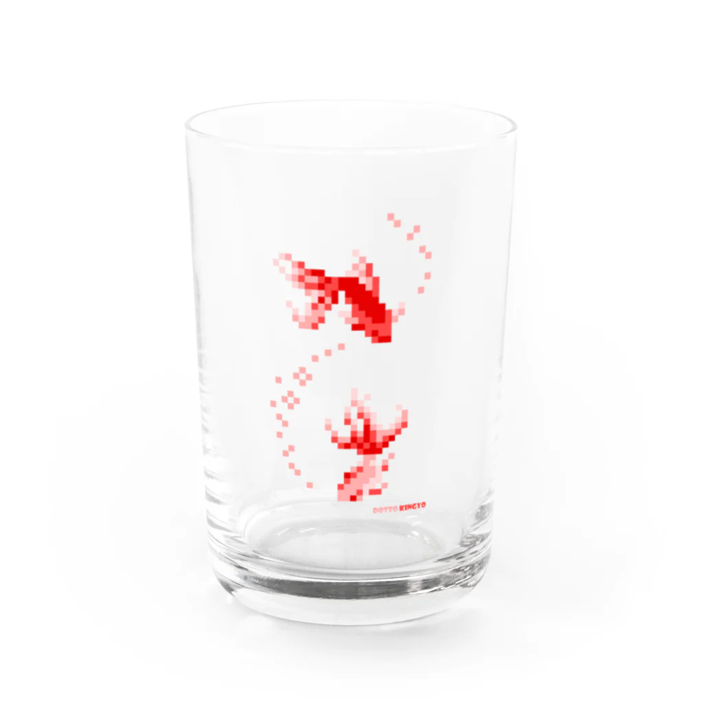 ぼののドット金魚 Water Glass :front