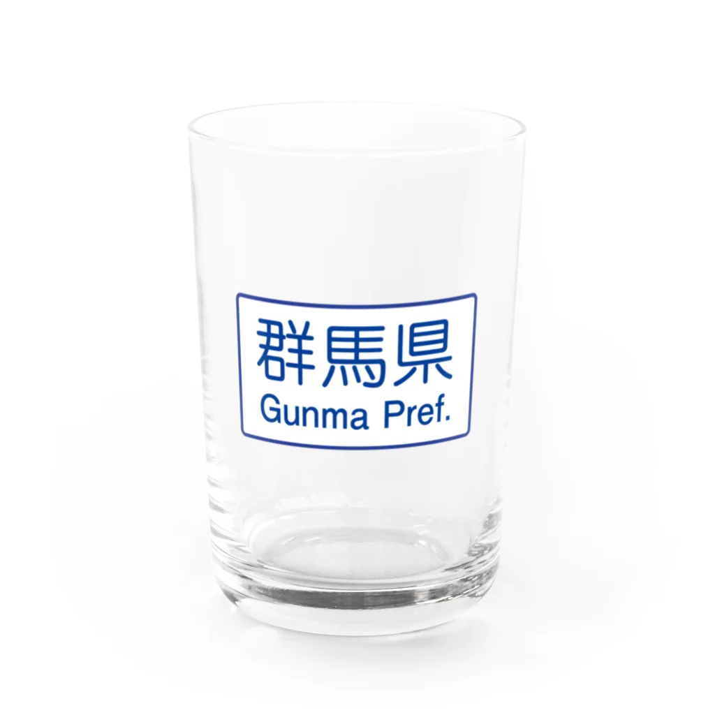 ZEUSJAPANの群馬県 Water Glass :front