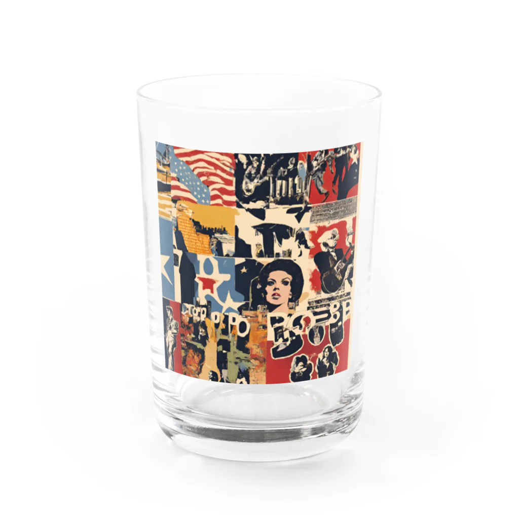 アメリカンポップのアメリカンポップ1 Water Glass :front