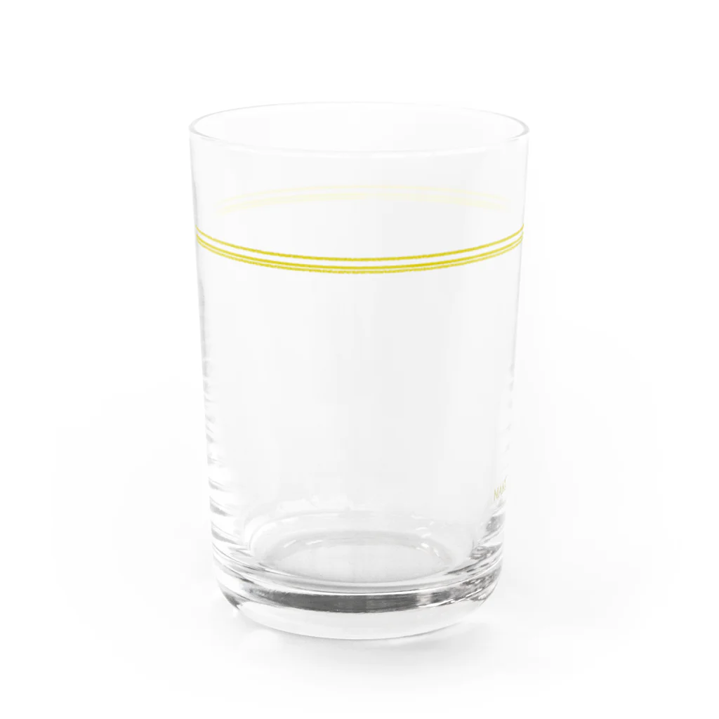 物事屋のなんとなくな適量を示すコップ。 Water Glass :front