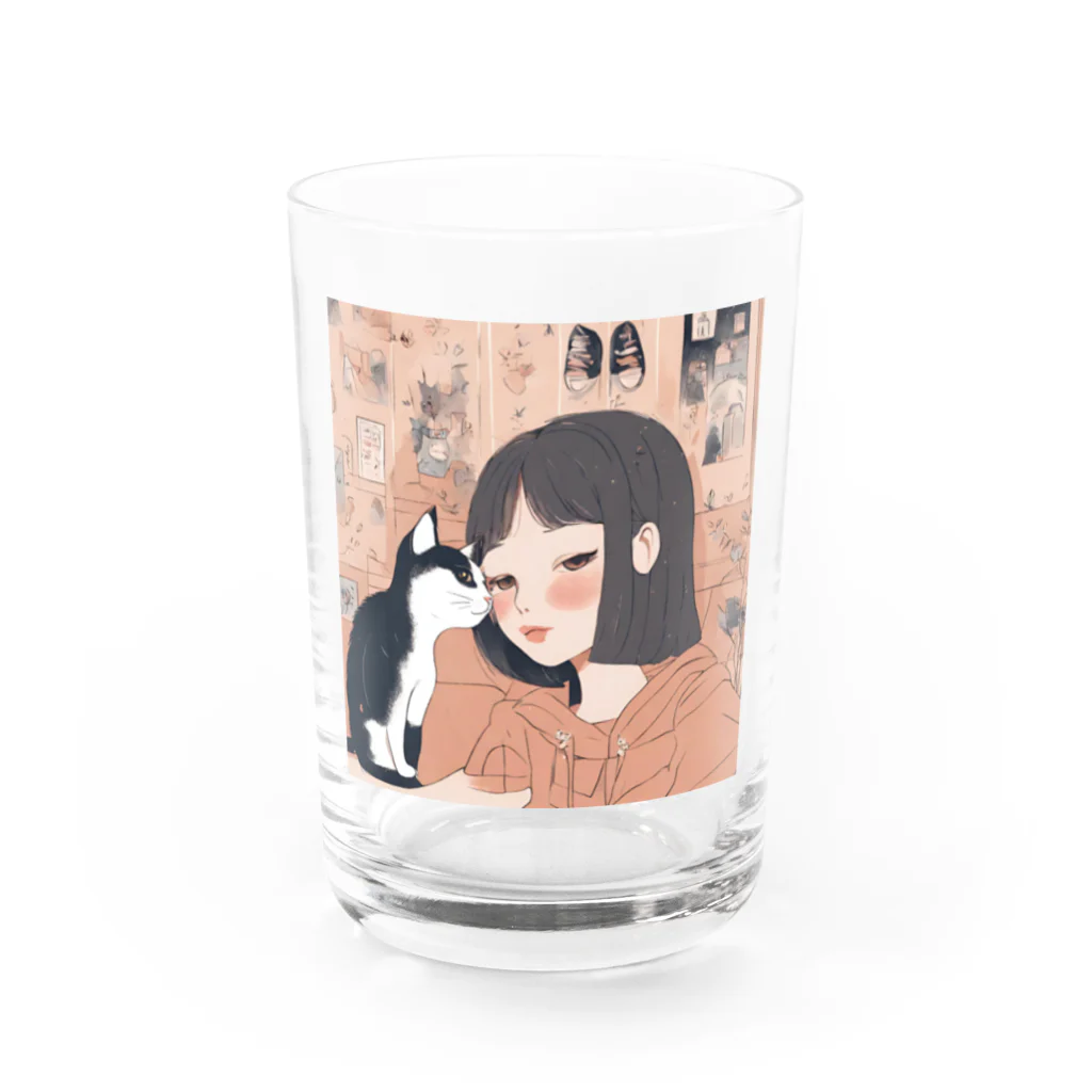 クリエイティブ・キャラバンのあやぼちゃん Water Glass :front