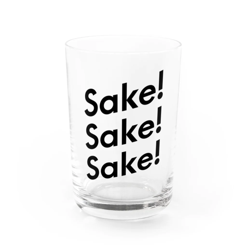 stereovisionのsake!sake!sake! Water Glass :front