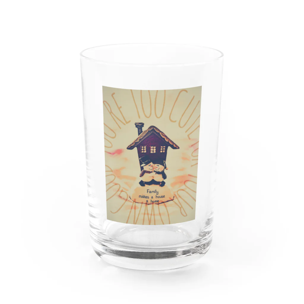 てつまげどんのクリスマスワールドのアンティークグッズ Water Glass :front