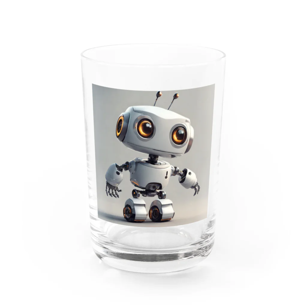 Yoshikoのクリエイトショップのスマロボくん Water Glass :front