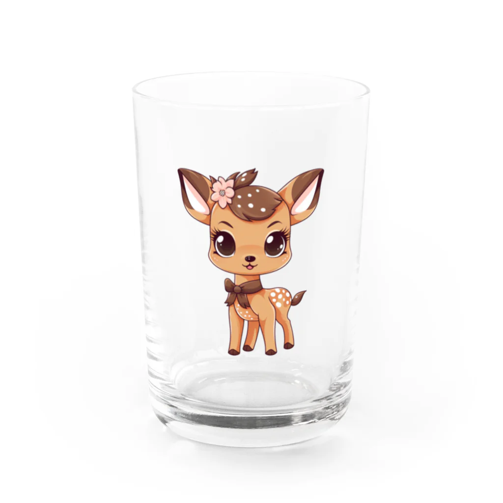 Vasetti_pressの可愛い鹿 Water Glass :front