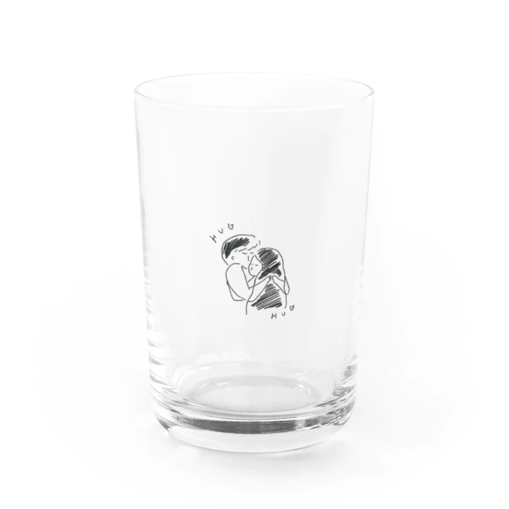 Hermit Clubのhug hug Water Glass :front