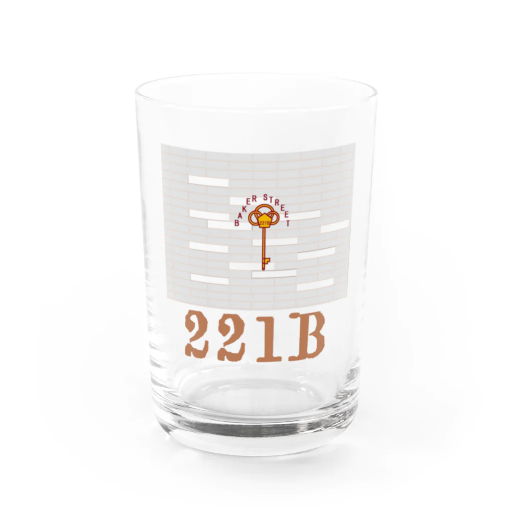 月彩宮SUZURI支店のベイカー街221Ｂの部屋広幅ブラウン Water Glass :front