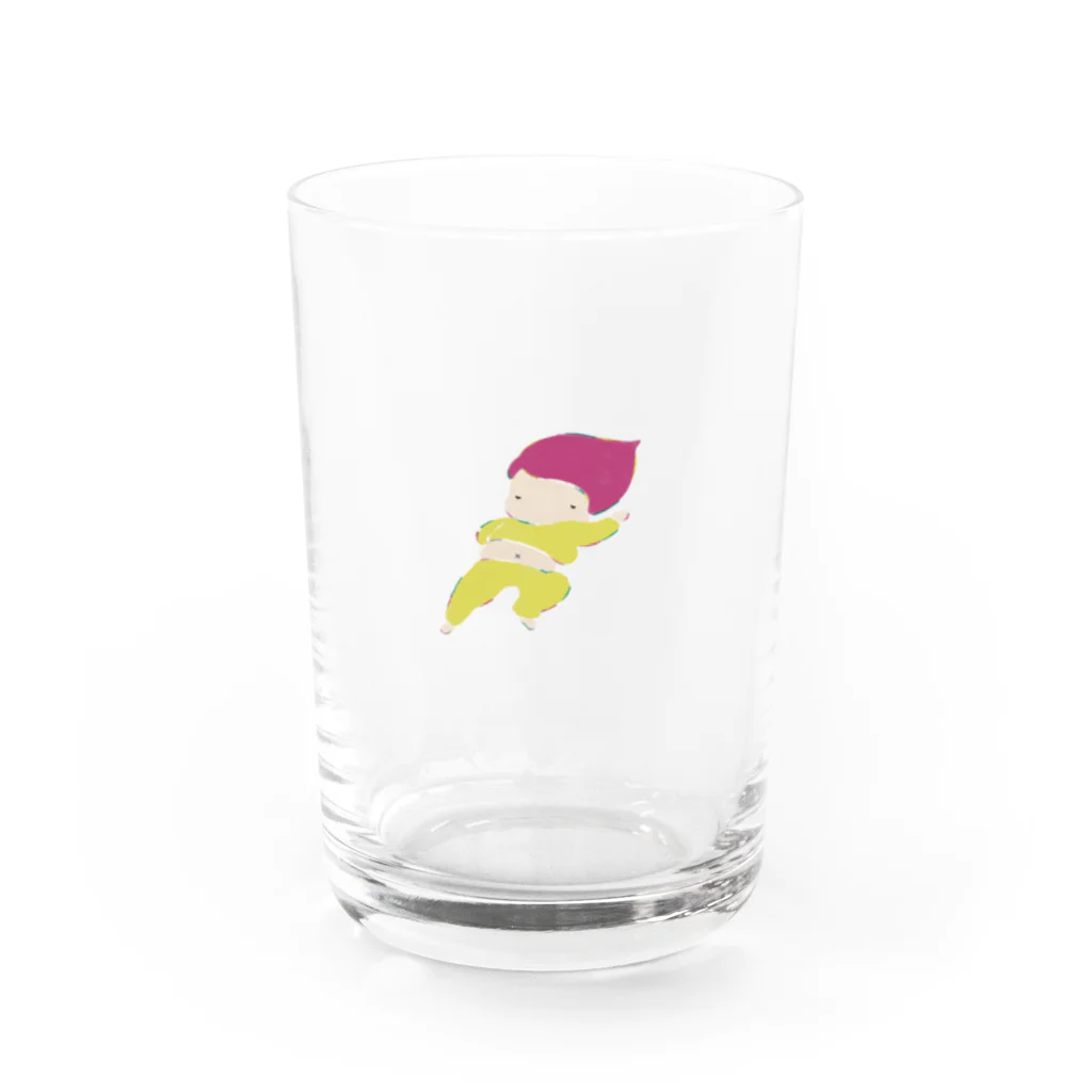 あおはるshopの寝ているおんなのコ Water Glass :front