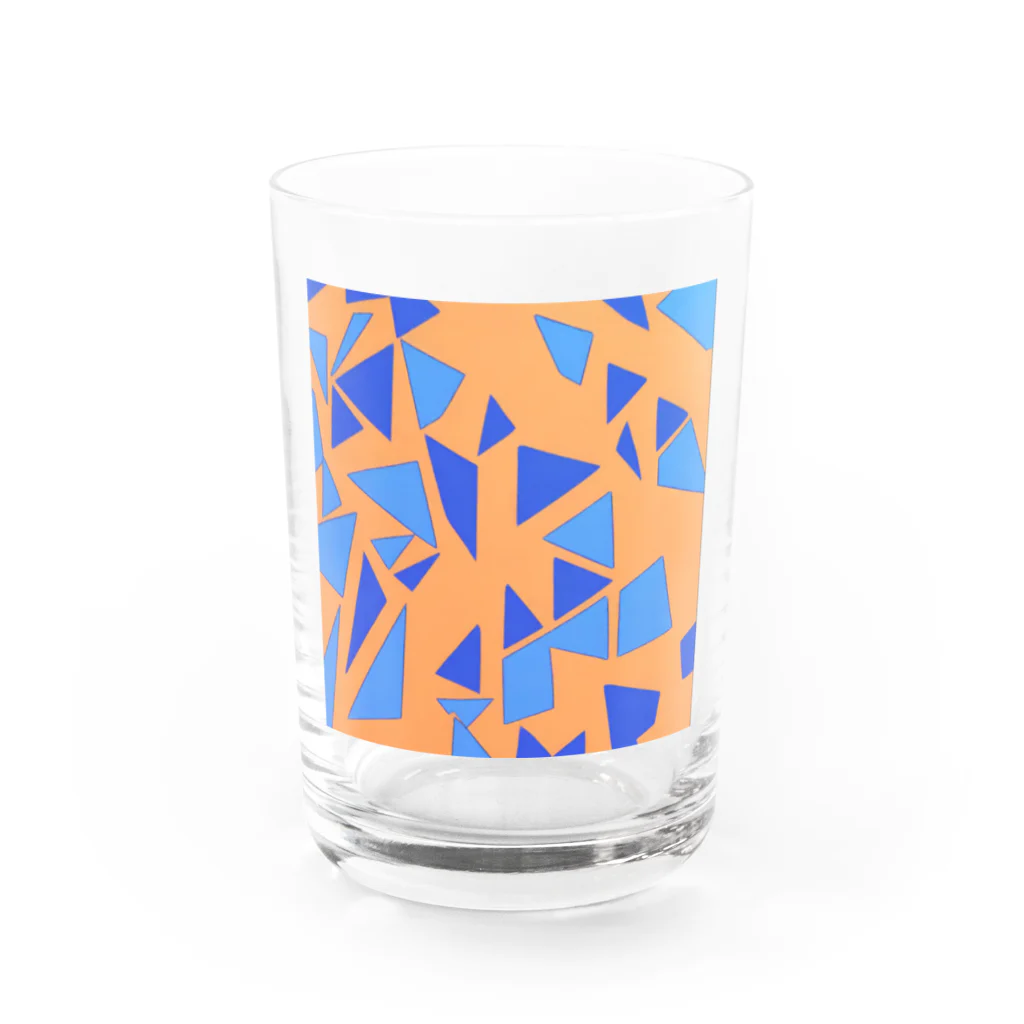 理系大学院生の出力のteal orange Water Glass :front