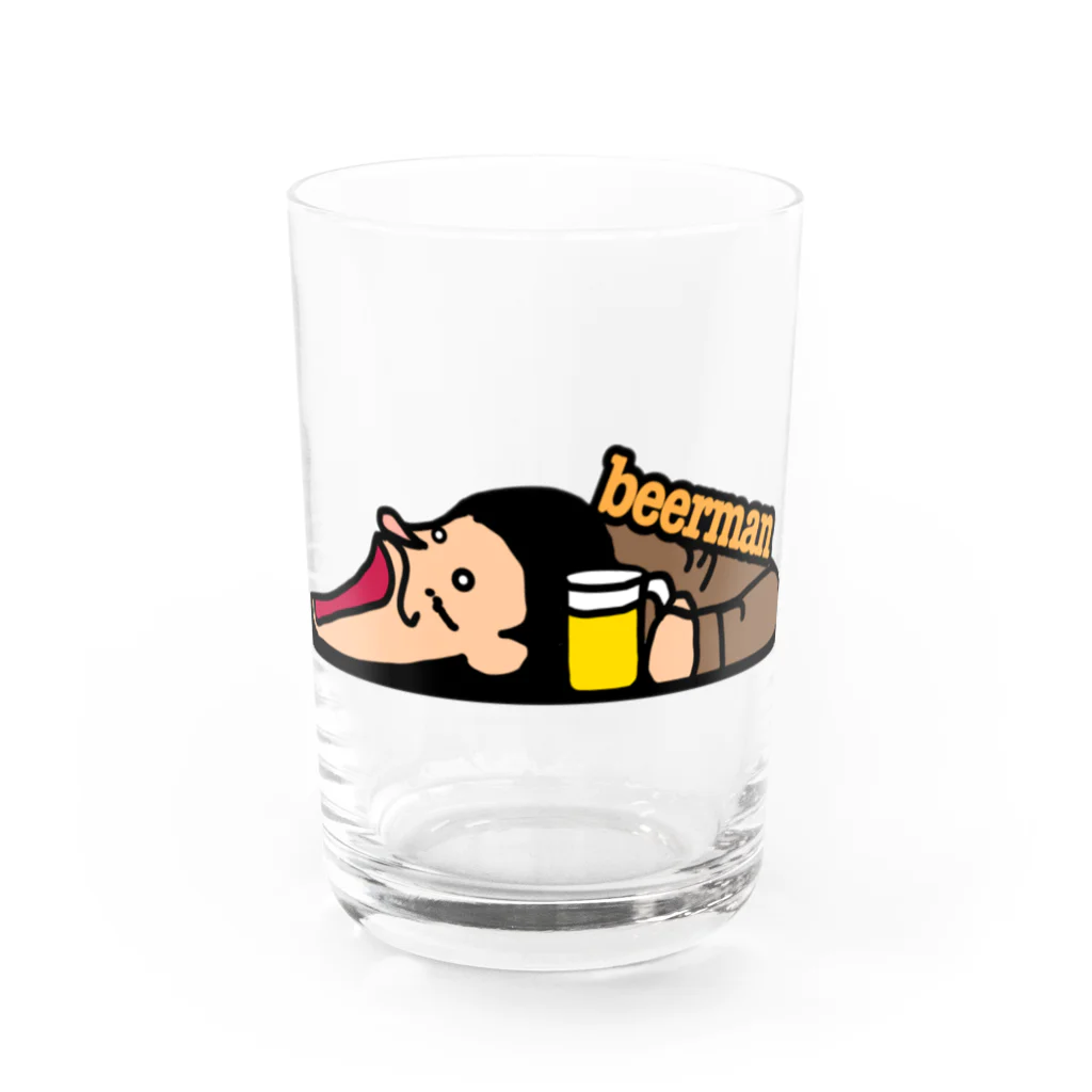 Zenのbeerman Water Glass :front