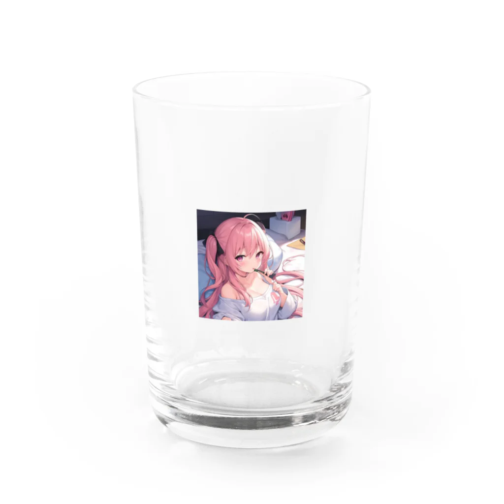 タケナオのロリカワ女の子 Water Glass :front