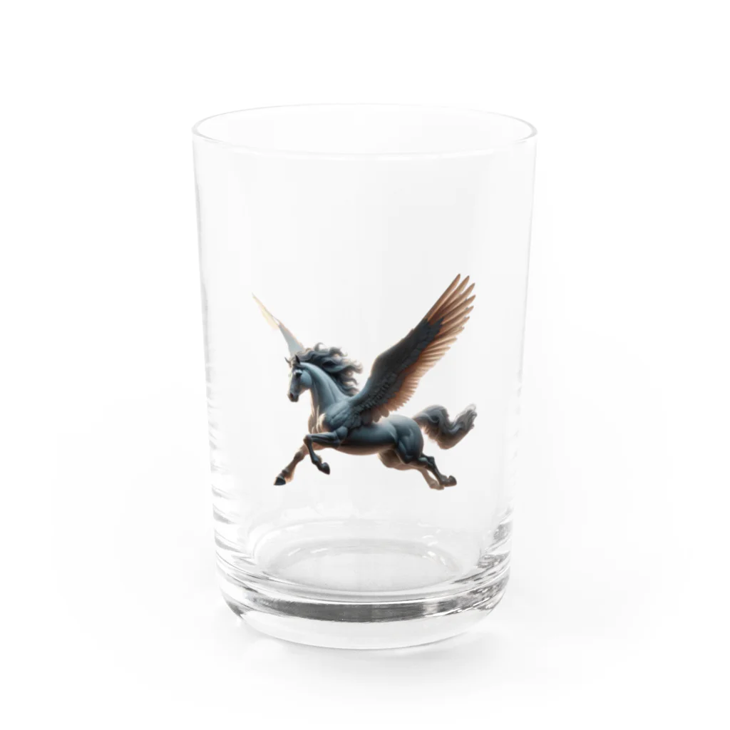 bui0000の幻獣　ペガサス Water Glass :front