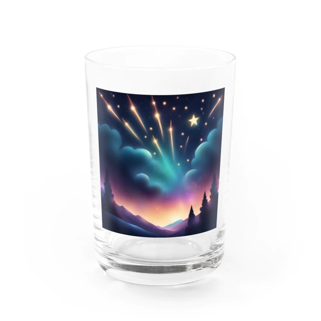 バルフィッシュの幻想的ない流星群 Water Glass :front