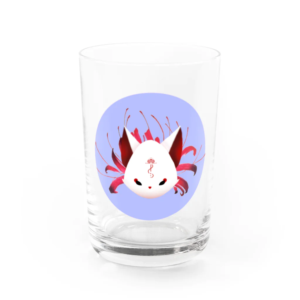 紫-Leiのハナビちゃんグッズ✨ Water Glass :front