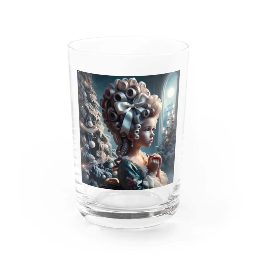 DeenaDeeのRococo Reverie: Moonlit Elegance 「月夜と少女のロココ夢物語」 Water Glass :front