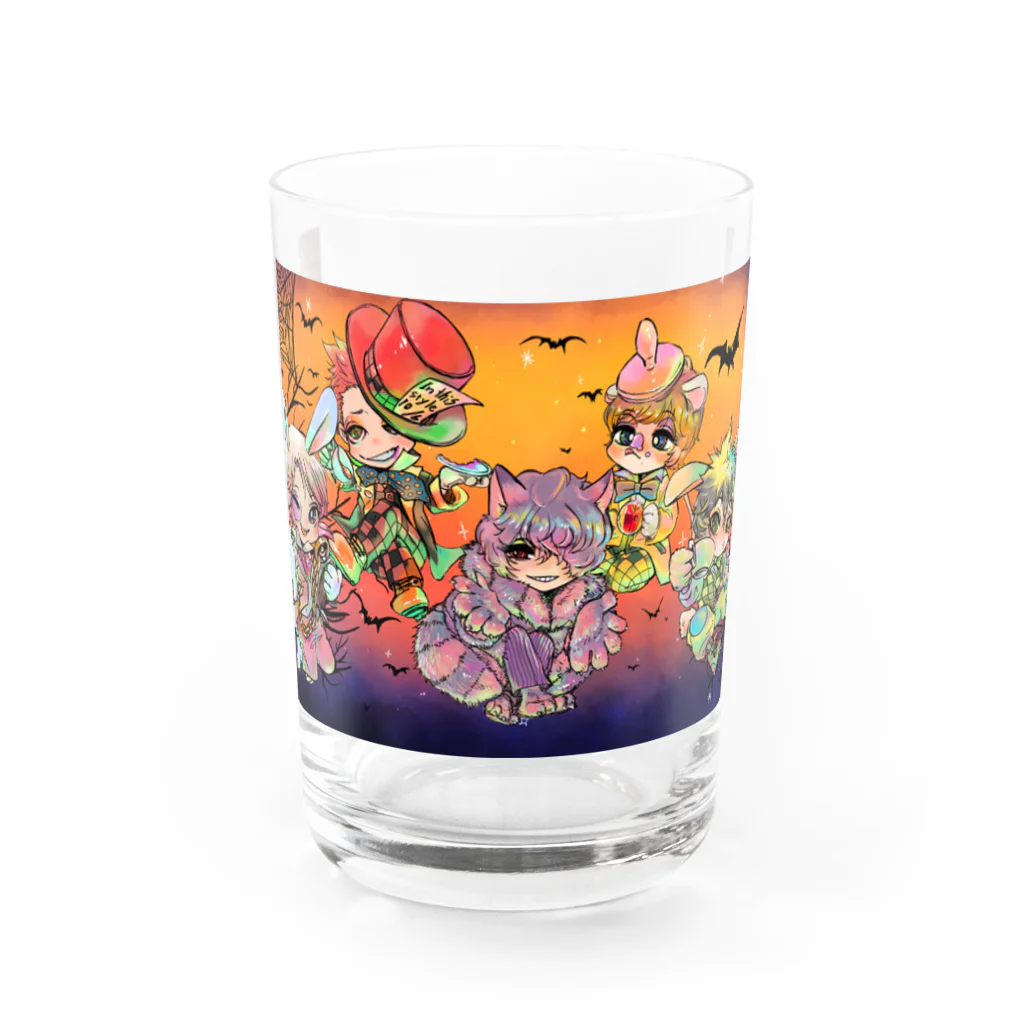 群青のはなまるハロウィン2023 ハロウィンアリス Water Glass :front