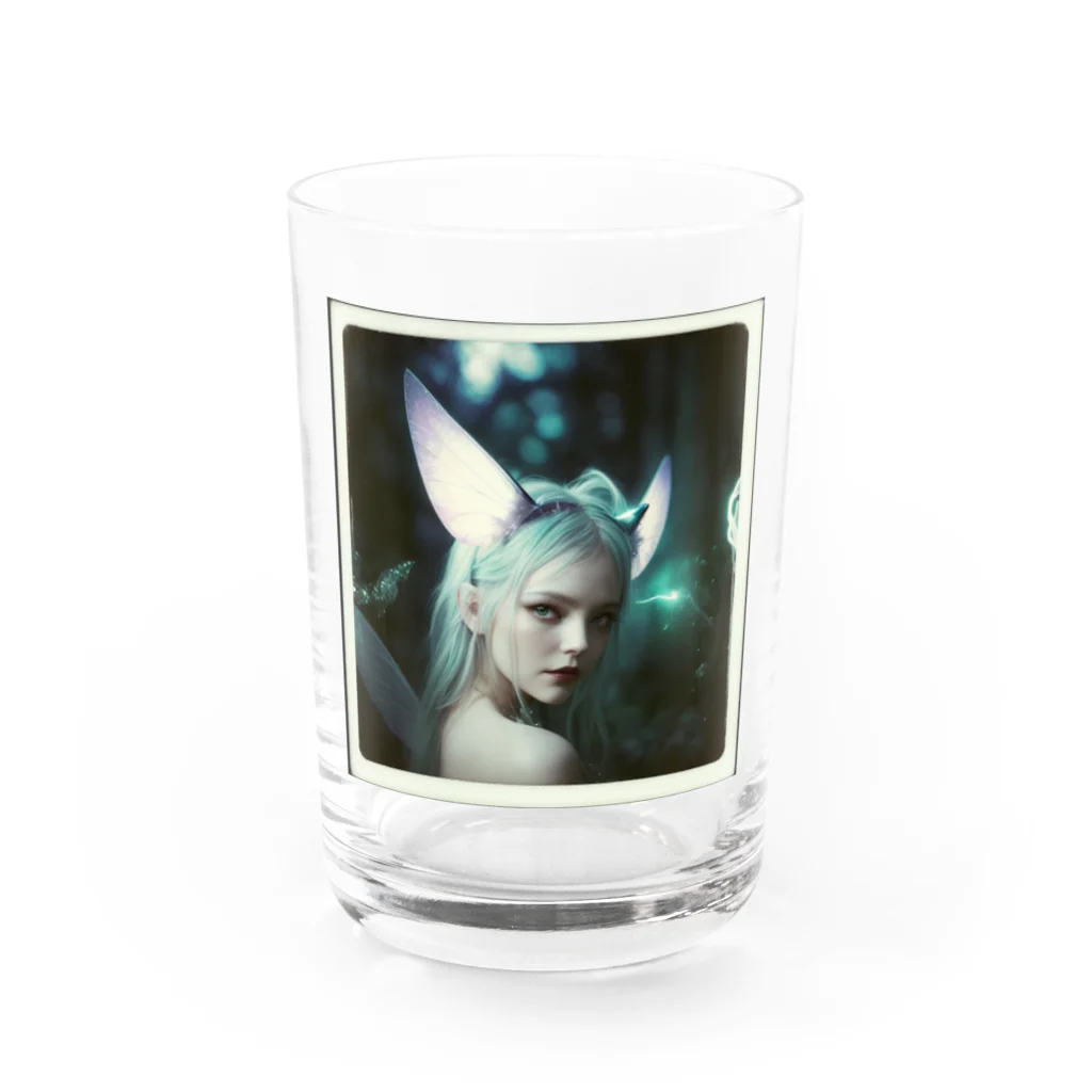 ZZRR12の夜空に響く猫耳の星の歌姫 Water Glass :front