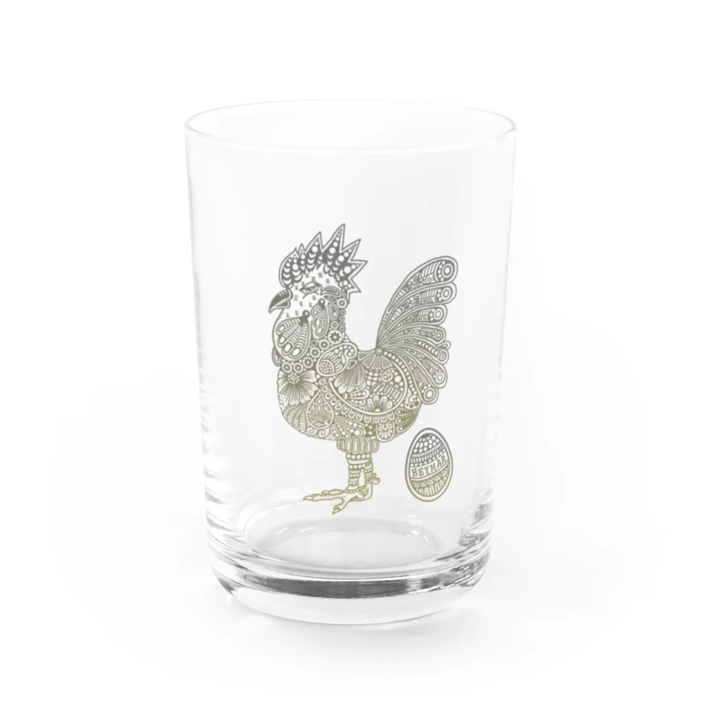 heymar のとり　グラデーション Water Glass :front