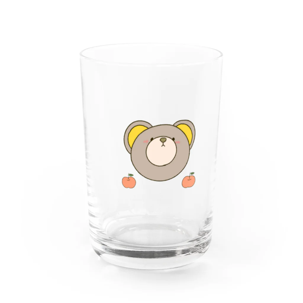 yutakaokaのゆるいくま Water Glass :front