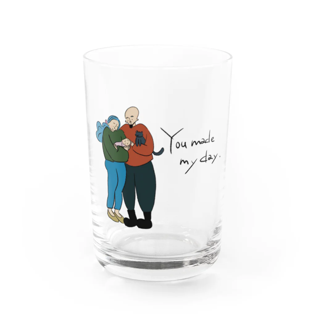 goods shop ''swimpool''のcalendar(June) Water Glass :front