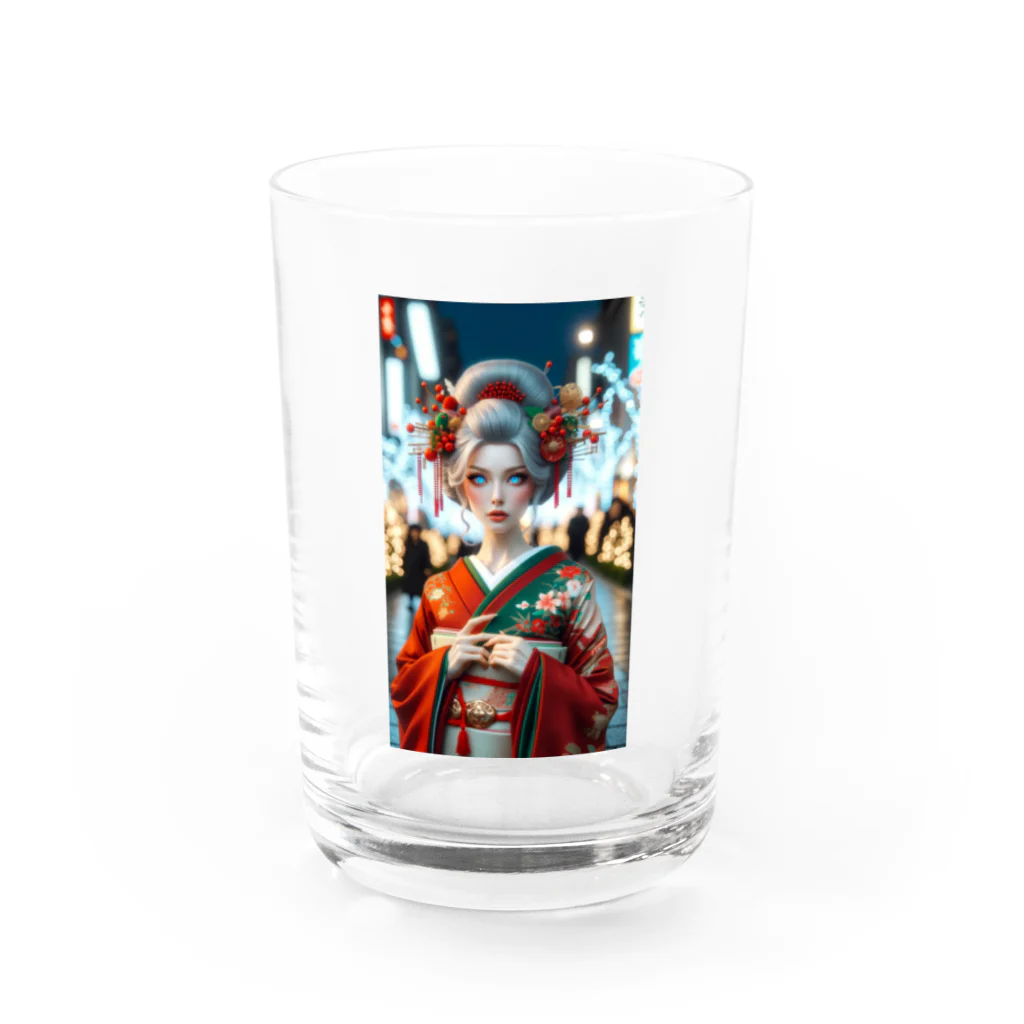 Modern Masteryの和洋折衷クリスマス Water Glass :front